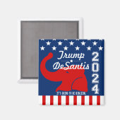 AIMANT TRUMP DESANTIS 2024 BIBLICAL (Recto/Verso)