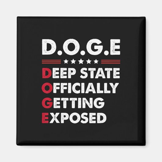 Aimant Trump Doge Deep State Officiellement Exposé (Devant)
