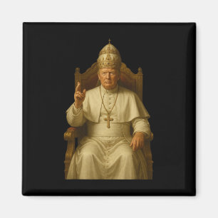 Aimant Trump en pape de l'Eglise du Vatican Trump