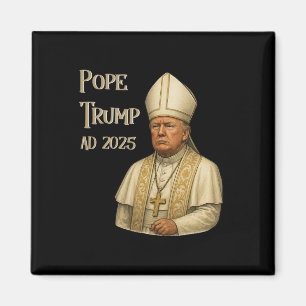 Aimant Trump en tant que pape de l'église du Vatican - Pa