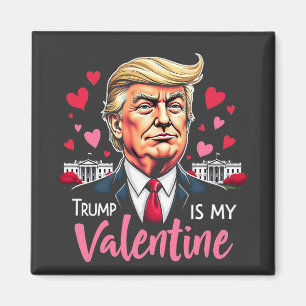 Aimant Trump est le président de la Saint Valentin