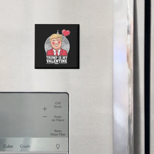 Aimant Trump est mon Valentin Rétro Saint-Valentin (In situ (réfrigérateur))