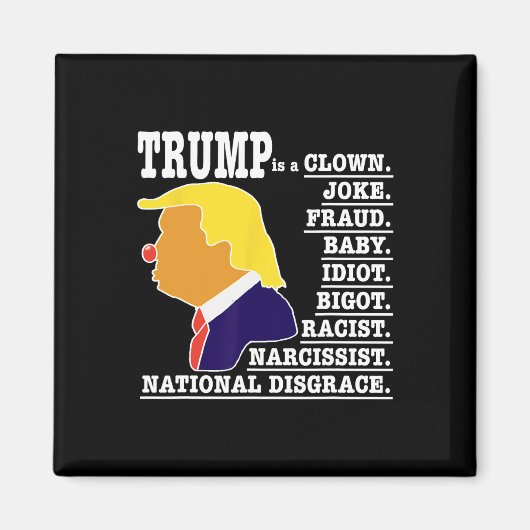 Aimant Trump est un clown  (Devant)