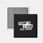 Aimant Trump Est Un Scab Vote Harris (Recto/Verso)