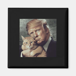 Aimant Trump Et Chat - Drôle Trump Cat Meme