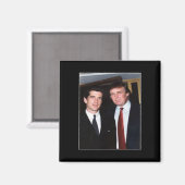 Aimant Trump Et Jfk Anonymes (Recto/Verso)
