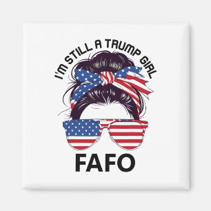 Aimant Trump Fafo Drapeau Américain, Faites Le Tour Décou