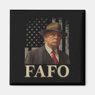 Aimant Trump Fafo, Drôle Fafo Trump American Flag _1
