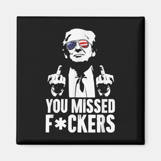 Aimant Trump Fight Fight Fight (Devant)