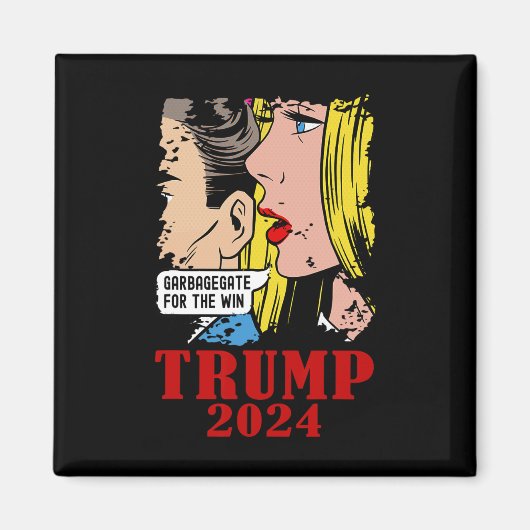 Aimant Trump Garbagegate Drôle Pour Trump (Devant)