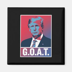 Aimant Trump GOAT Élection 2024 Républicain Vintage