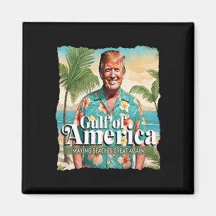 Aimant Trump Graphisme Funny Golfe Des États-Unis Trump M