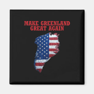 Aimant Trump Groenland États-Unis Drapeau Rendre le Groen