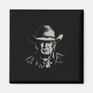 Aimant Trump Head Cowboy Usa 2024 Vote Election Us Maga 1