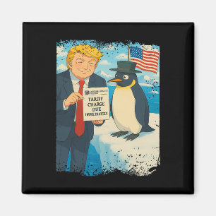 Aimant Trump Impose Tarif Pingouin Anime Politique Mème D