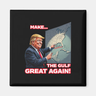 Aimant Trump, le président Trump de l'Amérique du Golfe d