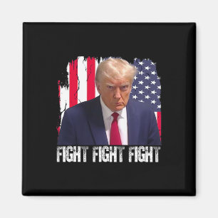 Aimant Trump Luttez Luttez Luttez Drapeau Américain Donal