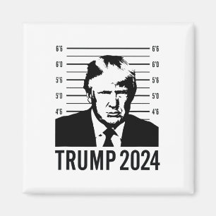 Aimant Trump Mugshot Président 2024