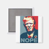 Aimant Trump Nope art (Recto/Verso)