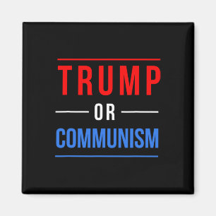 Aimant Trump ou communisme Drôle élection 2025