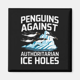 Aimant Trump Penguins contre les trous de glace autoritai