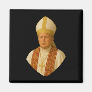 Aimant Trump Pope Graphic - Drôle Design politique