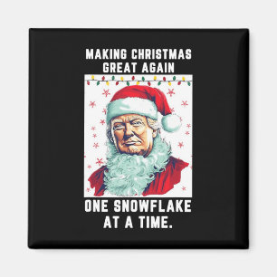 Aimant Trump Rendre Noël Grand Une Fois De Plus Un Snowfl