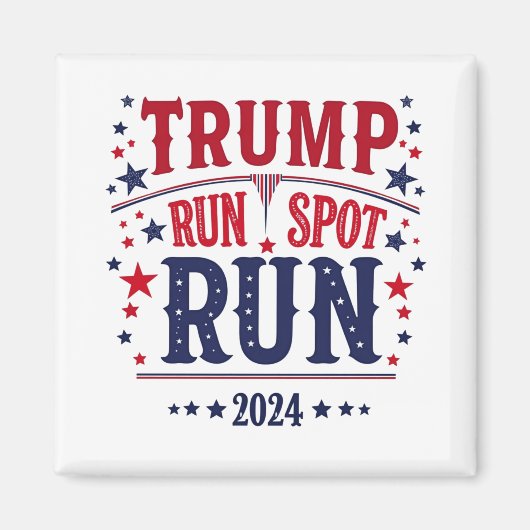 Aimant Trump Run Spot Run Funny Election Debate (Devant)