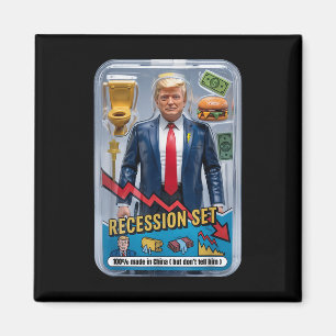 Aimant Trump Satire Survié Récession Box Set Action Fig