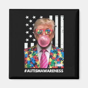 Aimant Trump Sensibilisation sur l'autisme Pour Trump L'A