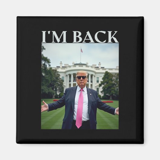 Aimant Trump Shirts For Men 2025 (Devant)