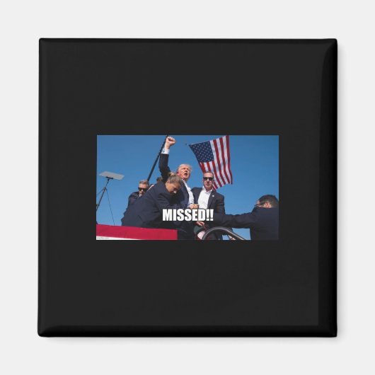 Aimant Trump Shot 2024 (Devant)