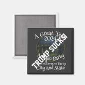 Aimant Trump Tea Garden Surprise Party Block 2024 (Recto/Verso)