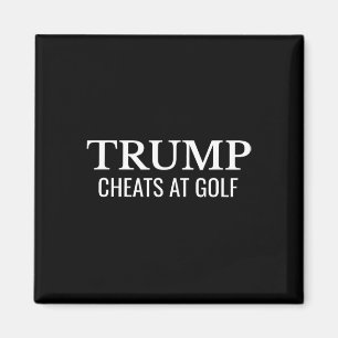 Aimant Trump triche au golf – Drôle de protestation polit