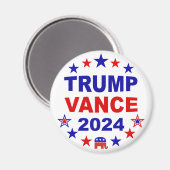 Aimant Trump Vance 2024 (Recto/Verso)