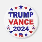 Aimant Trump Vance 2024 (Devant)