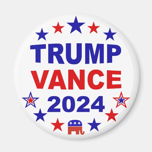 Aimant Trump Vance 2024 (Devant)