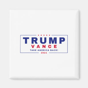 Aimant Trump Vance 2024 Donald Trump J.d. Vance Take Amer