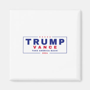 Aimant Trump Vance 2024 Donald Trump J.d. Vance Take Amer