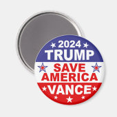 AIMANT TRUMP VANCE 2024 SAVE AMERICA (Recto/Verso)