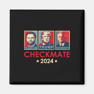 Aimant Trump Vance Kennedy Échec et mat Élection 2025 Rép