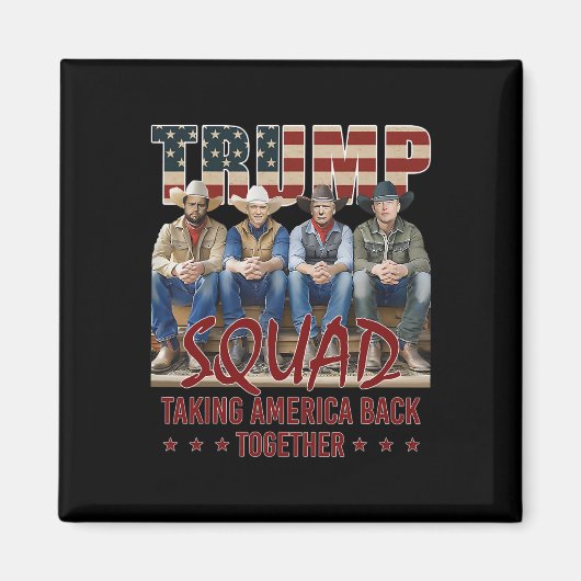 Aimant Trump Vance Kennedy Elon Squad Reprend l'Amérique (Devant)