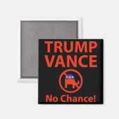 Aimant Trump Vance No Chance (Recto/Verso)