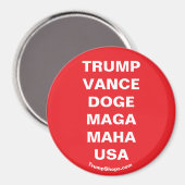 AIMANT TRUMP VANCE USA (Recto/Verso)