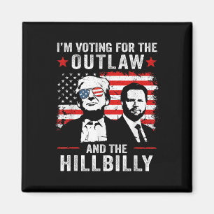 Aimant Trump Vote Pour L'Outlaw Et Hillbilly Trump