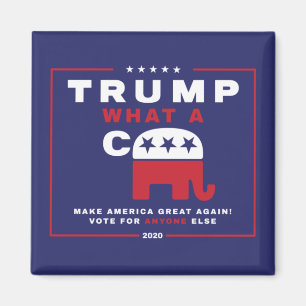 Aimant Trump. What A C*** - Poster de la campagne anti-Tr