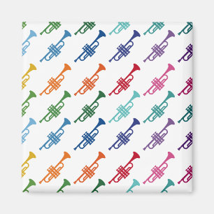 Aimant Trumpet Coloré Fun Array Music