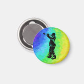 Aimant Trumpet New York Boogie Nights Rainbow (Recto/Verso)