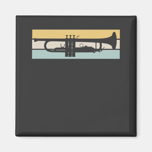 Aimant Trumpet Vintage (Devant)