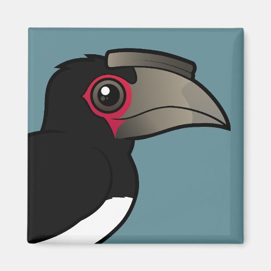 Aimant Trumpeter Hornbill (Devant)